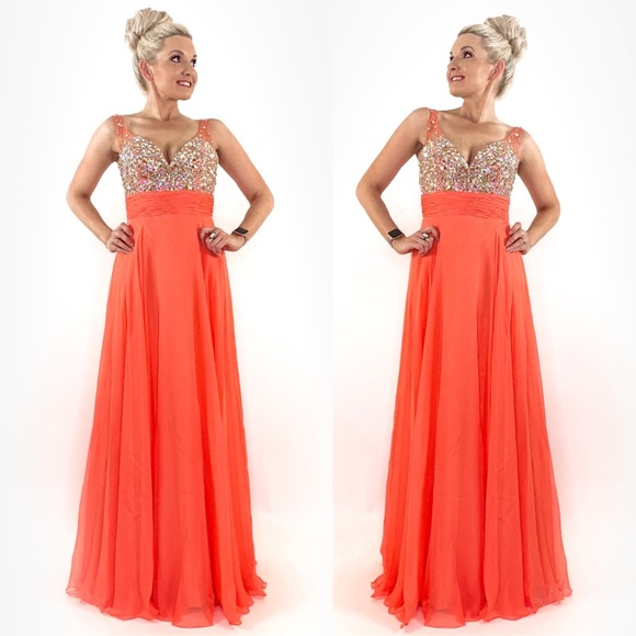 Rhinestone Pageant Prom Dress - Picture 4 of 8